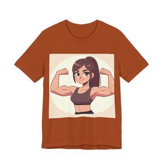 Pretty Girls Lift Weights Tee — Strong Girl Fitness T-Shirt
