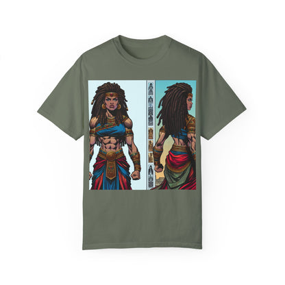 Empowered Hero Unisex Garment-Dyed T-Shirt - Bold Graphic Design