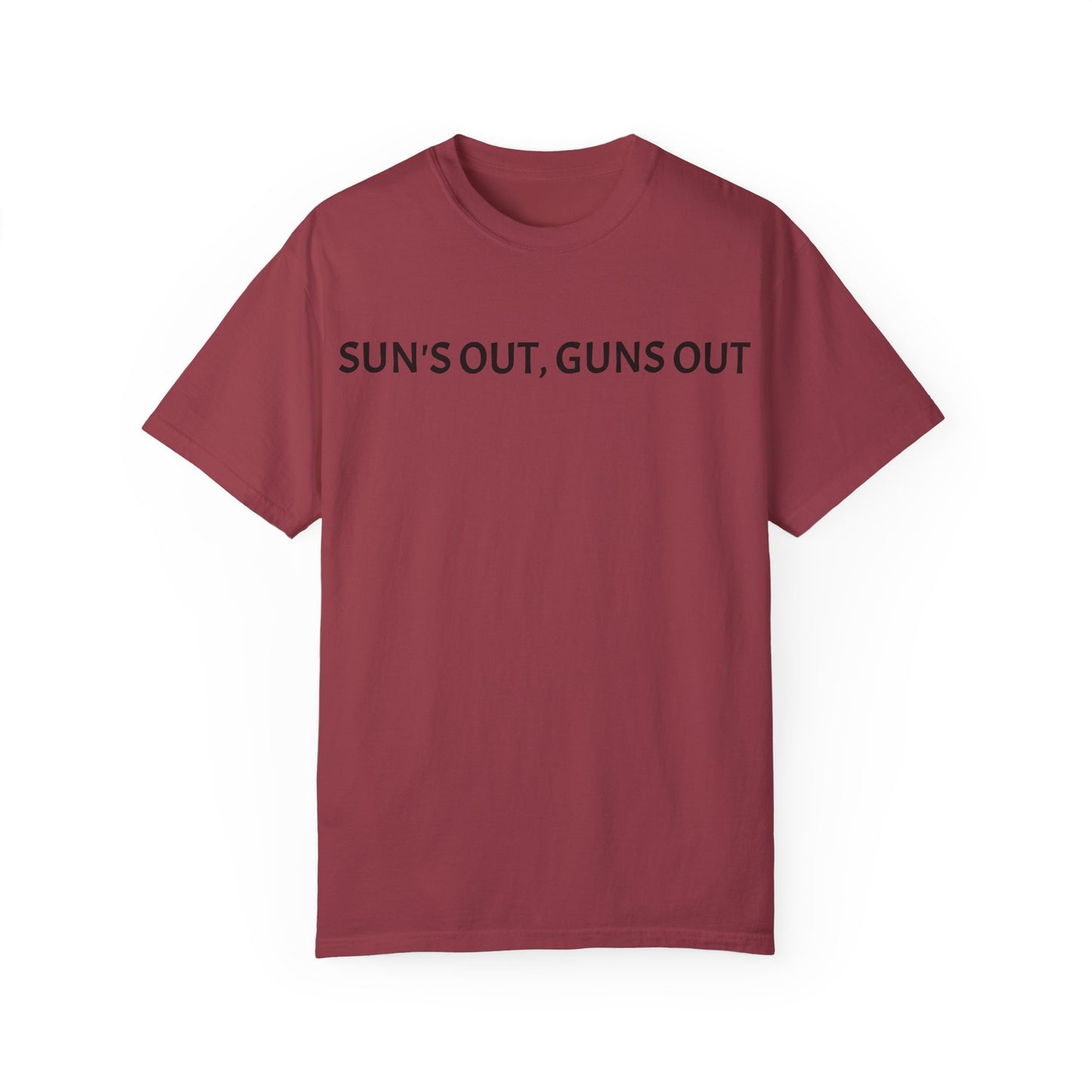 Unisex Sun's Out, Guns Out Graphic T-Shirt - Casual Summer Wear