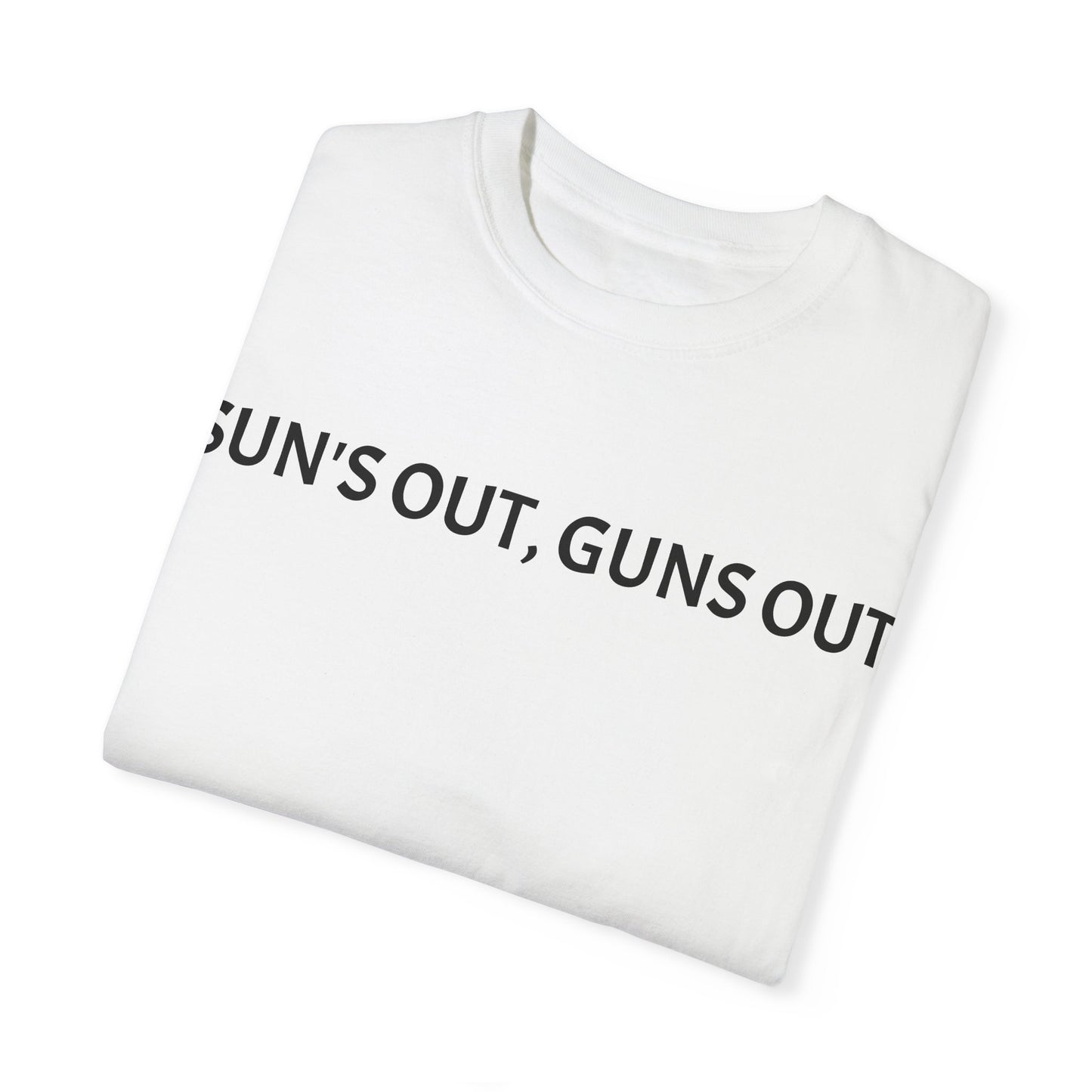 Unisex Sun's Out, Guns Out Graphic T-Shirt - Casual Summer Wear