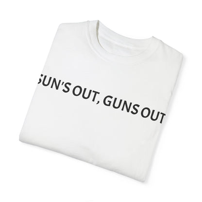 Unisex Sun's Out, Guns Out Graphic T-Shirt - Casual Summer Wear