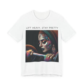 Empowered Woman Fitness T-Shirt – Lift Heavy, Stay Pretty