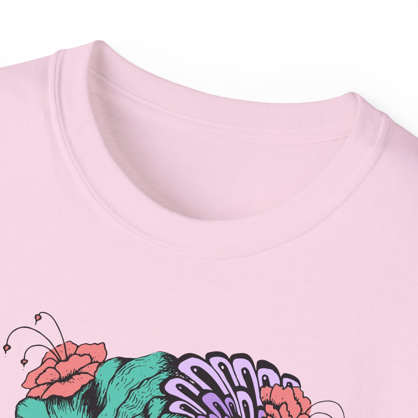 Vibrant Floral Graphic Tee - "Snatch Goals" Unisex Ultra Cotton T-Shirt