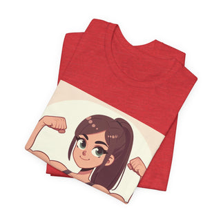 Pretty Girls Lift Weights Tee — Strong Girl Fitness T-Shirt