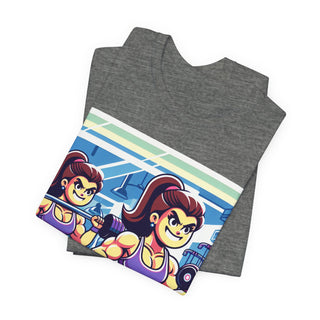 She Lifts, She Conquers Weightlifting Tee — Motivational Women’s Gym T-Shirt