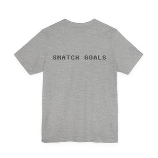 Snatch Goals Tee — Floral Portrait Graphic Short Sleeve Shirt