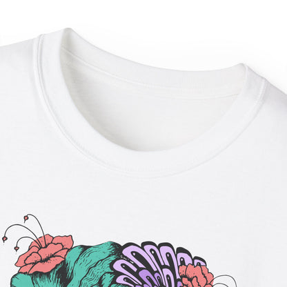 Vibrant Floral Graphic Tee - "Snatch Goals" Unisex Ultra Cotton T-Shirt