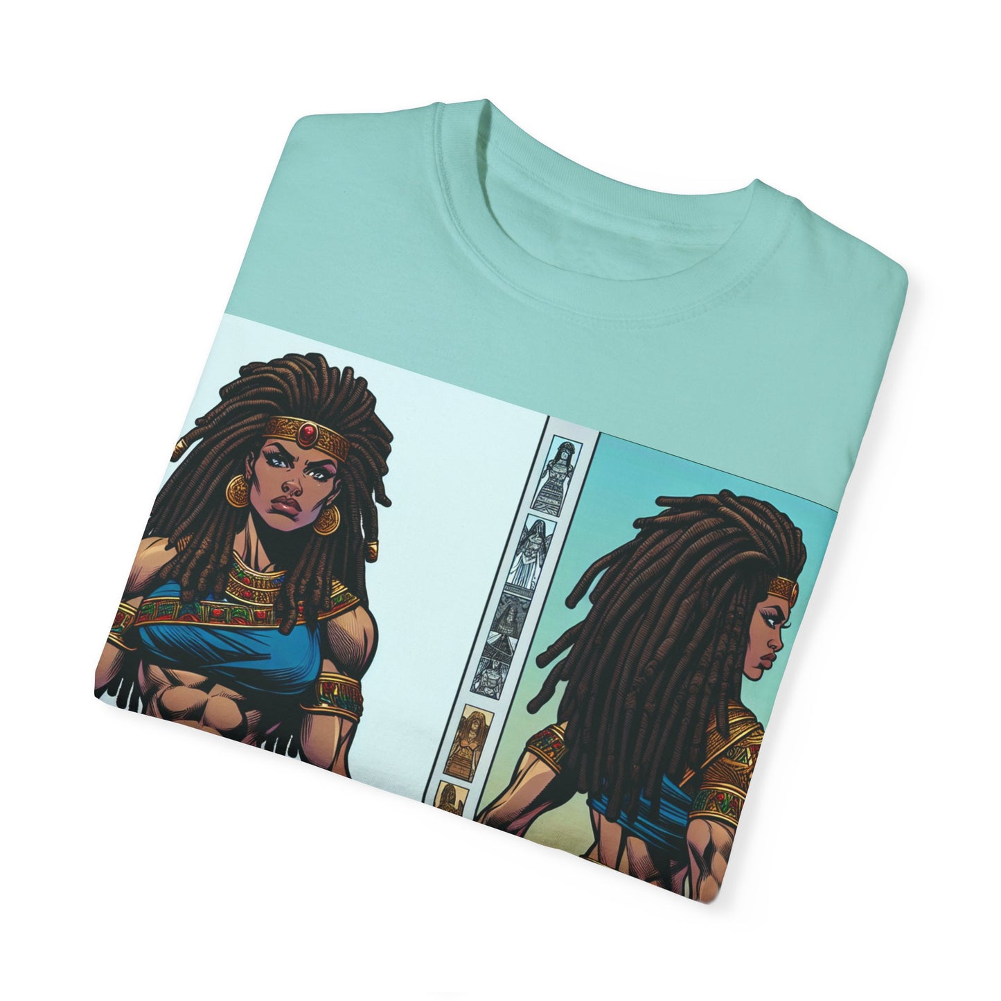 Empowered Hero Unisex Garment-Dyed T-Shirt - Bold Graphic Design