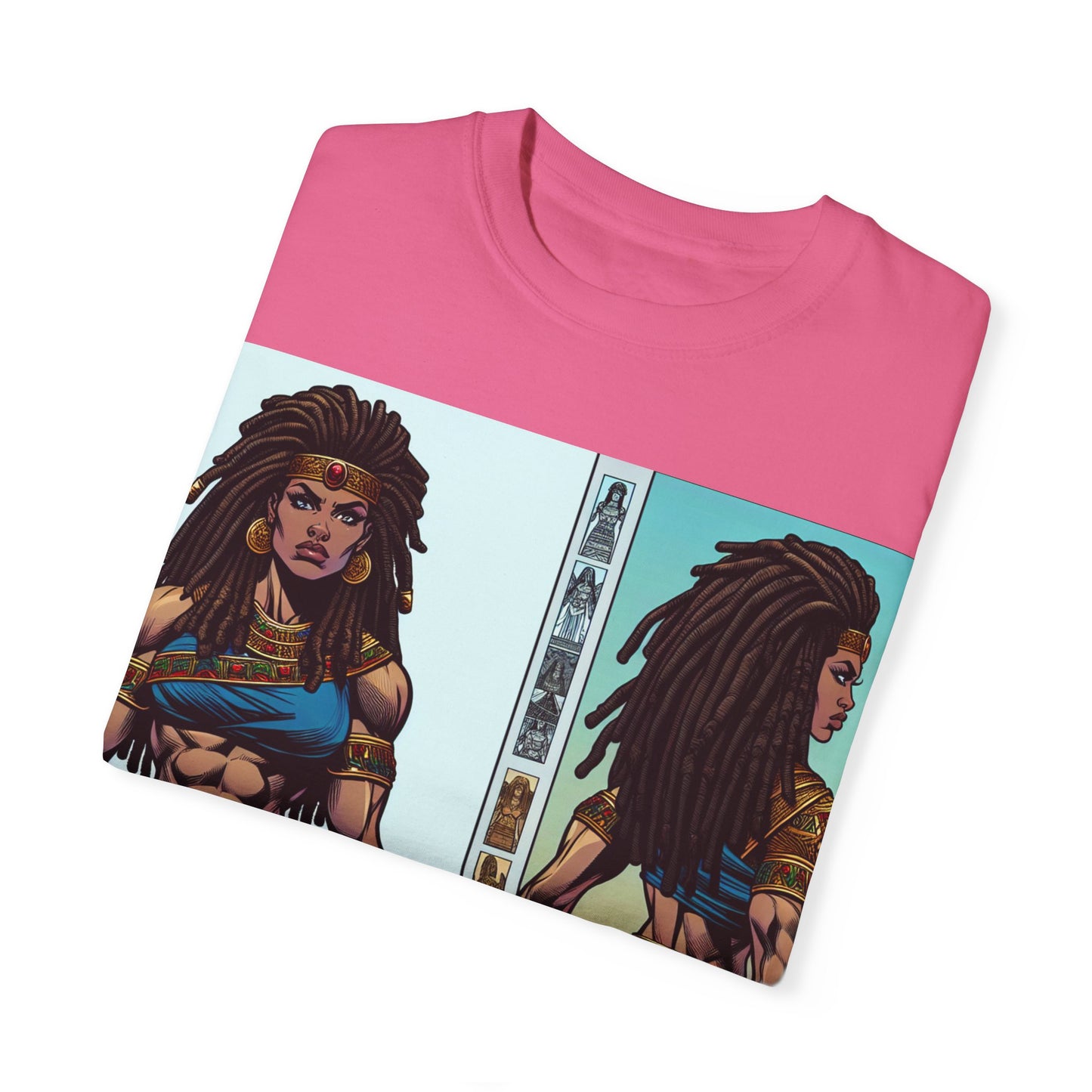 Empowered Hero Unisex Garment-Dyed T-Shirt - Bold Graphic Design