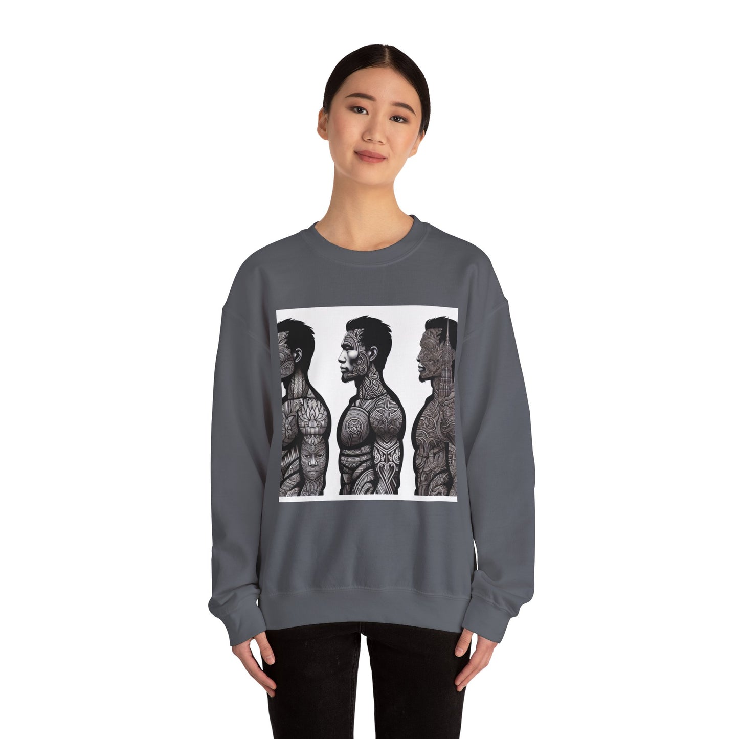 Unique Tattoo Art Unisex Crewneck Sweatshirt - Stylish Comfort for Art Lovers