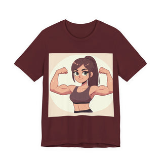 Pretty Girls Lift Weights Tee — Strong Girl Fitness T-Shirt