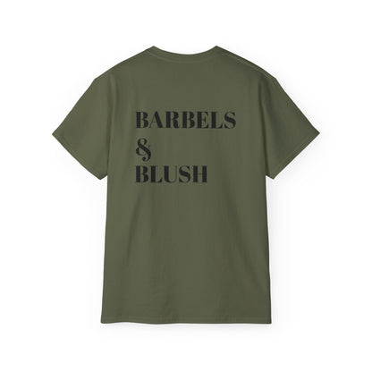 Barbells & Blush Unisex Ultra Cotton Tee - Fitness Motivation Shirt for Gym Lovers