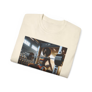 Motivational Gym Tee: 'Bench Press and Impress' Unisex Ultra Cotton T-Shirt