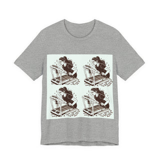 “Tough as Nails, Cute as Heck” Graphic Tee — Retro Roller Skate Girl Art