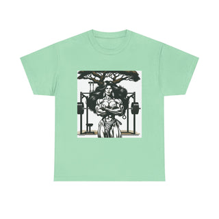 Beauty & the Barbell Unisex Heavy Cotton Tee - Empowerment Fitness Shirt