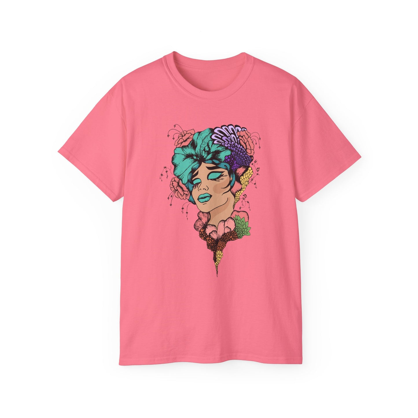 Vibrant Floral Graphic Tee - "Snatch Goals" Unisex Ultra Cotton T-Shirt