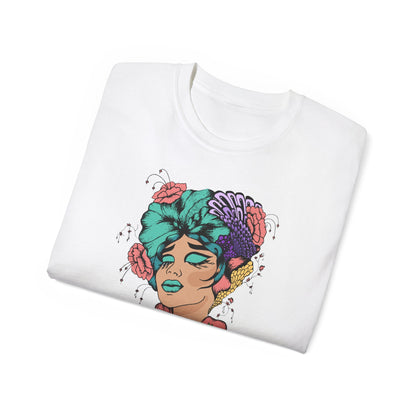 Vibrant Floral Graphic Tee - "Snatch Goals" Unisex Ultra Cotton T-Shirt