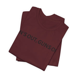Sun's Out, Guns Out Tee — Muscular Fist Graphic T-Shirt