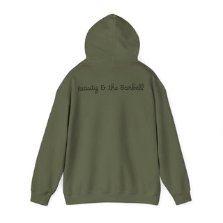 Fitness Hoodie — 'Beauty & Barbell' Female Bodybuilding Gym Sweatshirt