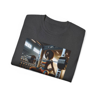 Motivational Gym Tee: 'Bench Press and Impress' Unisex Ultra Cotton T-Shirt