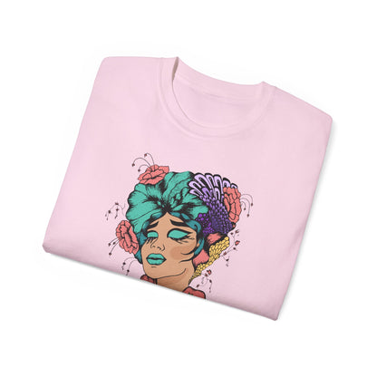 Vibrant Floral Graphic Tee - "Snatch Goals" Unisex Ultra Cotton T-Shirt