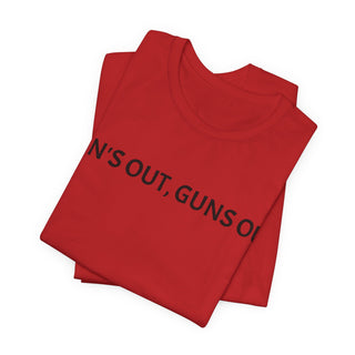 Sun's Out, Guns Out Tee — Muscular Fist Graphic T-Shirt