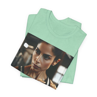 Pretty Girls Lift Heavy T‑Shirt — Motivational Gym Tee for Women