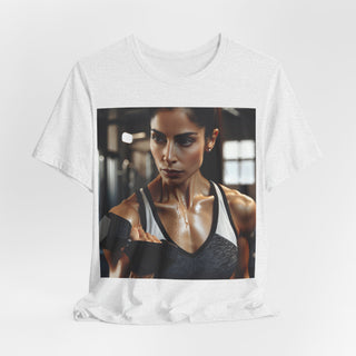 Pretty Girls Lift Heavy T‑Shirt — Motivational Gym Tee for Women
