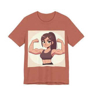 Pretty Girls Lift Weights Tee — Strong Girl Fitness T-Shirt