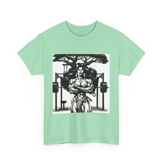 Beauty & the Barbell Unisex Heavy Cotton Tee - Empowerment Fitness Shirt