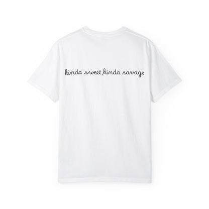 Empowering Unisex T-Shirt with 'Kinda Sweet, Kinda Savage' Design - Perfect for Fitness Enthusiasts