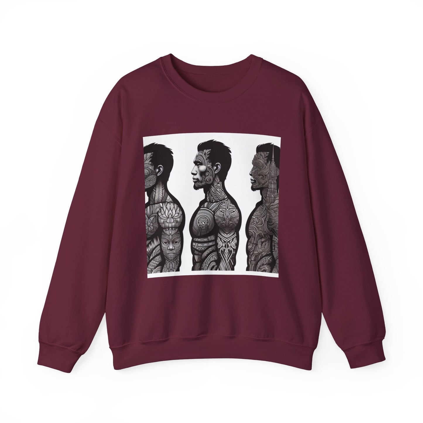 Unique Tattoo Art Unisex Crewneck Sweatshirt - Stylish Comfort for Art Lovers