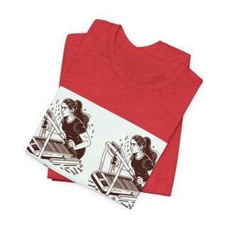 “Tough as Nails, Cute as Heck” Graphic Tee — Retro Roller Skate Girl Art