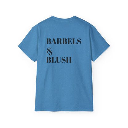 Barbells & Blush Unisex Ultra Cotton Tee - Fitness Motivation Shirt for Gym Lovers