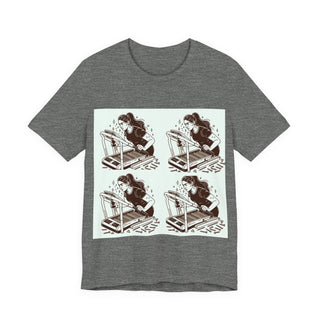 “Tough as Nails, Cute as Heck” Graphic Tee — Retro Roller Skate Girl Art