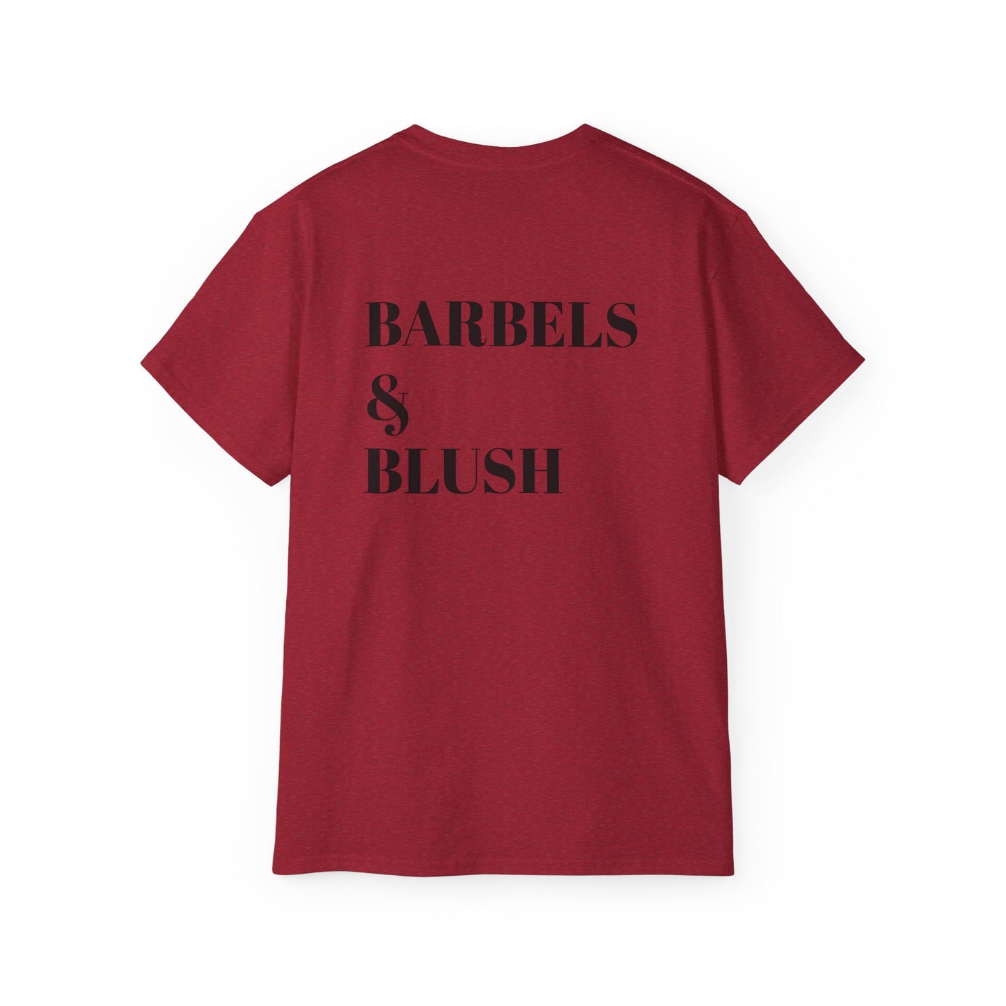 Barbells & Blush Unisex Ultra Cotton Tee - Fitness Motivation Shirt for Gym Lovers