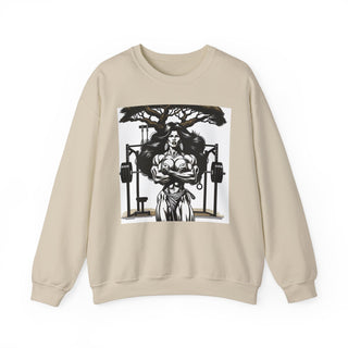 Beauty & the Barbell Unisex Crewneck Sweatshirt - Empowering Fitness Apparel