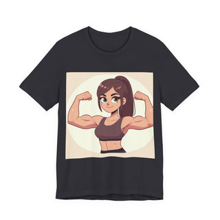 Pretty Girls Lift Weights Tee — Strong Girl Fitness T-Shirt