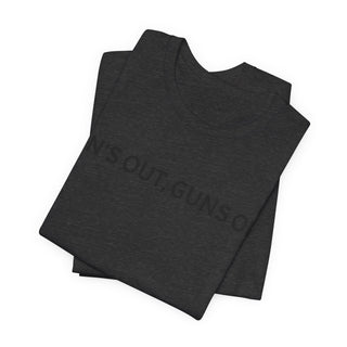 Sun's Out, Guns Out Tee — Muscular Fist Graphic T-Shirt