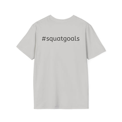 Squat Goals Unisex Softstyle T-Shirt - Motivational Fitness Apparel