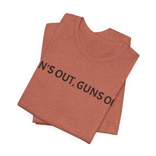 Sun's Out, Guns Out Tee — Muscular Fist Graphic T-Shirt