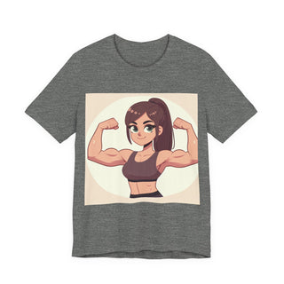 Pretty Girls Lift Weights Tee — Strong Girl Fitness T-Shirt