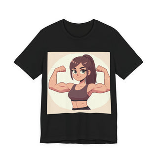 Pretty Girls Lift Weights Tee — Strong Girl Fitness T-Shirt