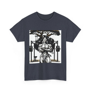 Beauty & the Barbell Unisex Heavy Cotton Tee - Empowerment Fitness Shirt