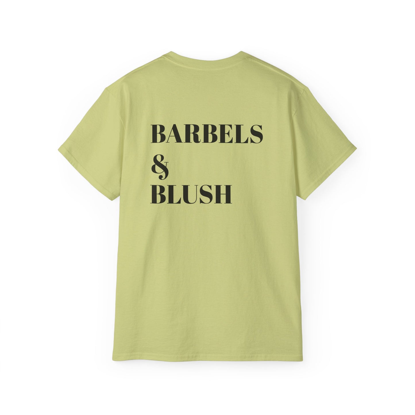 Barbells & Blush Unisex Ultra Cotton Tee - Fitness Motivation Shirt for Gym Lovers