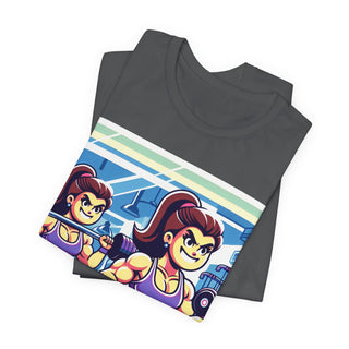 She Lifts, She Conquers Weightlifting Tee — Motivational Women’s Gym T-Shirt