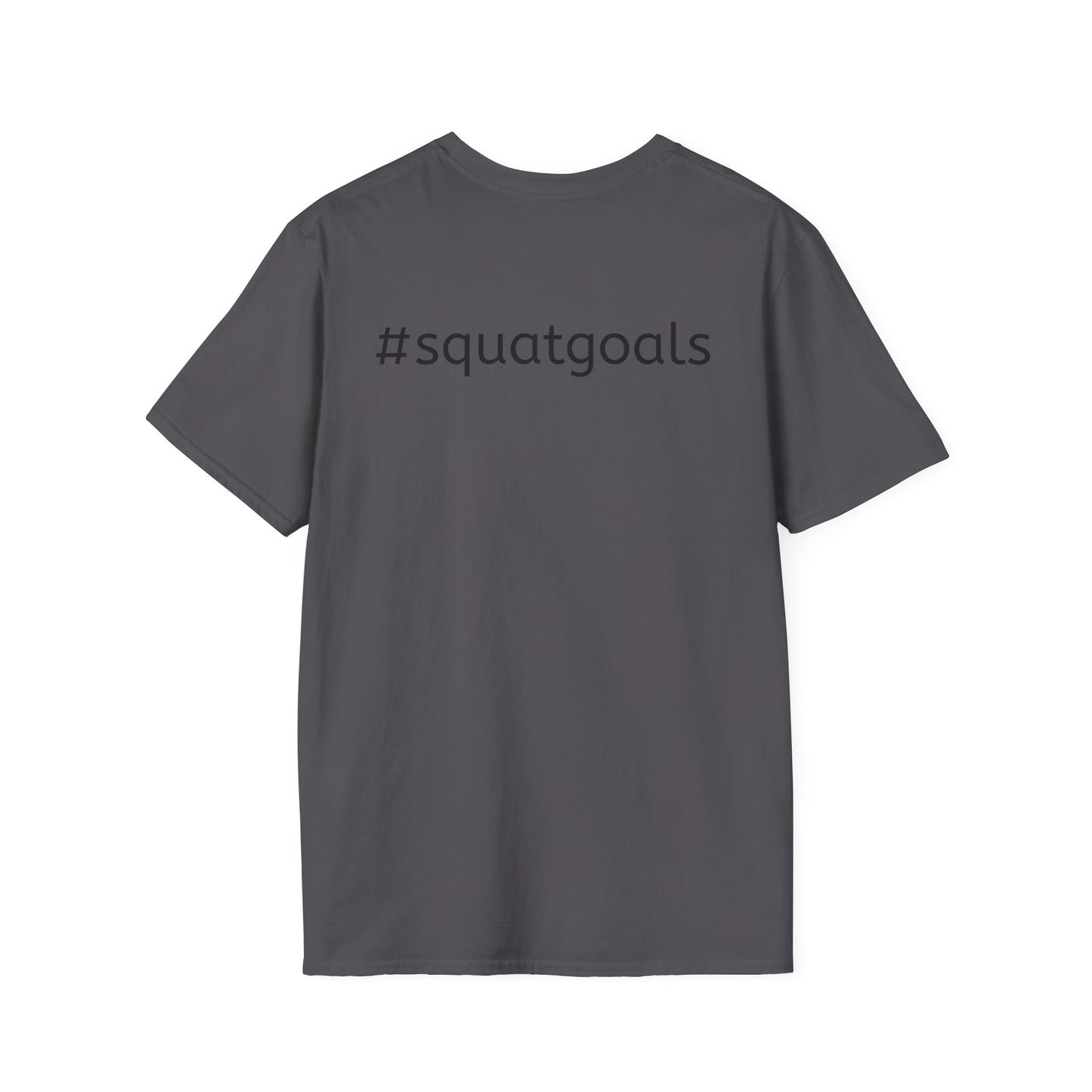 Squat Goals Unisex Softstyle T-Shirt - Motivational Fitness Apparel