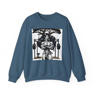 Beauty & the Barbell Unisex Crewneck Sweatshirt - Empowering Fitness Apparel