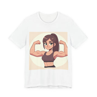 Pretty Girls Lift Weights Tee — Strong Girl Fitness T-Shirt