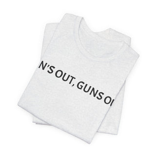 Sun's Out, Guns Out Tee — Muscular Fist Graphic T-Shirt